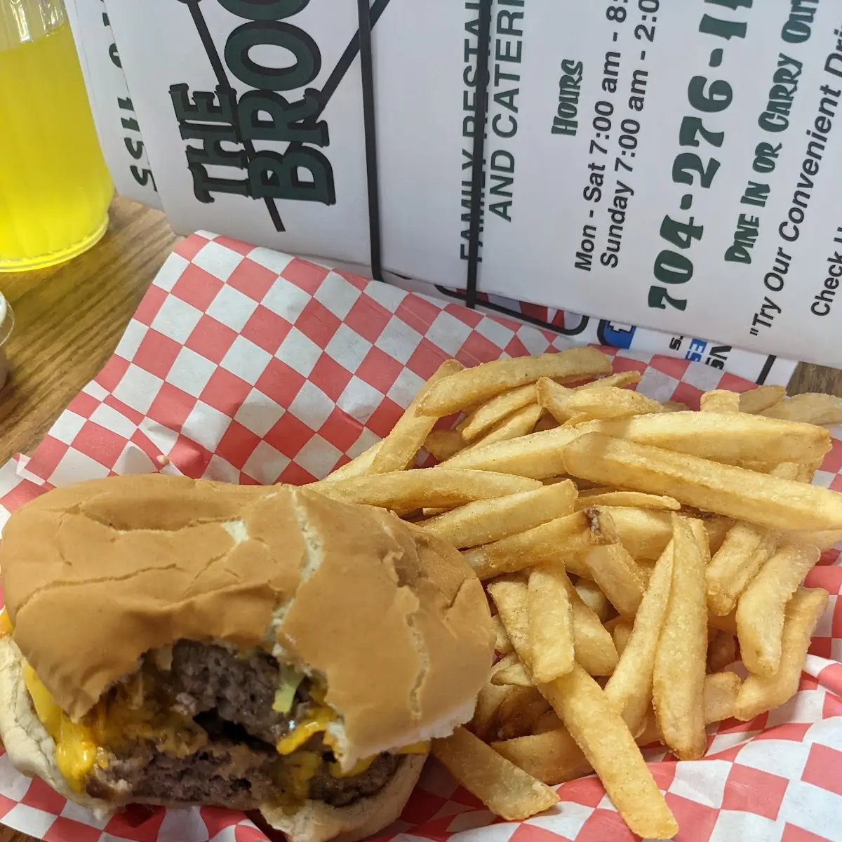 Double Bacon Cheeseburger Basket