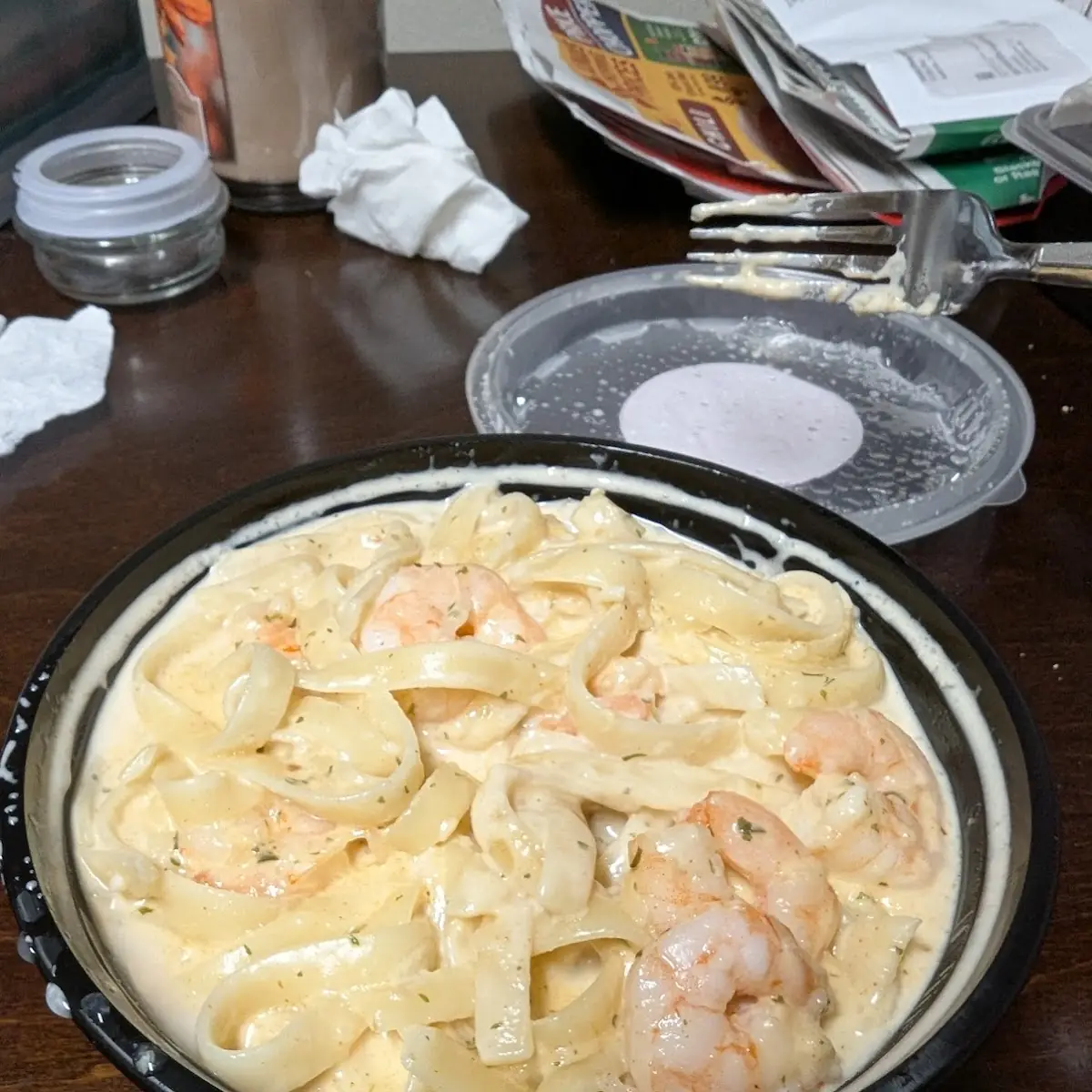 Shrimp Alfredo