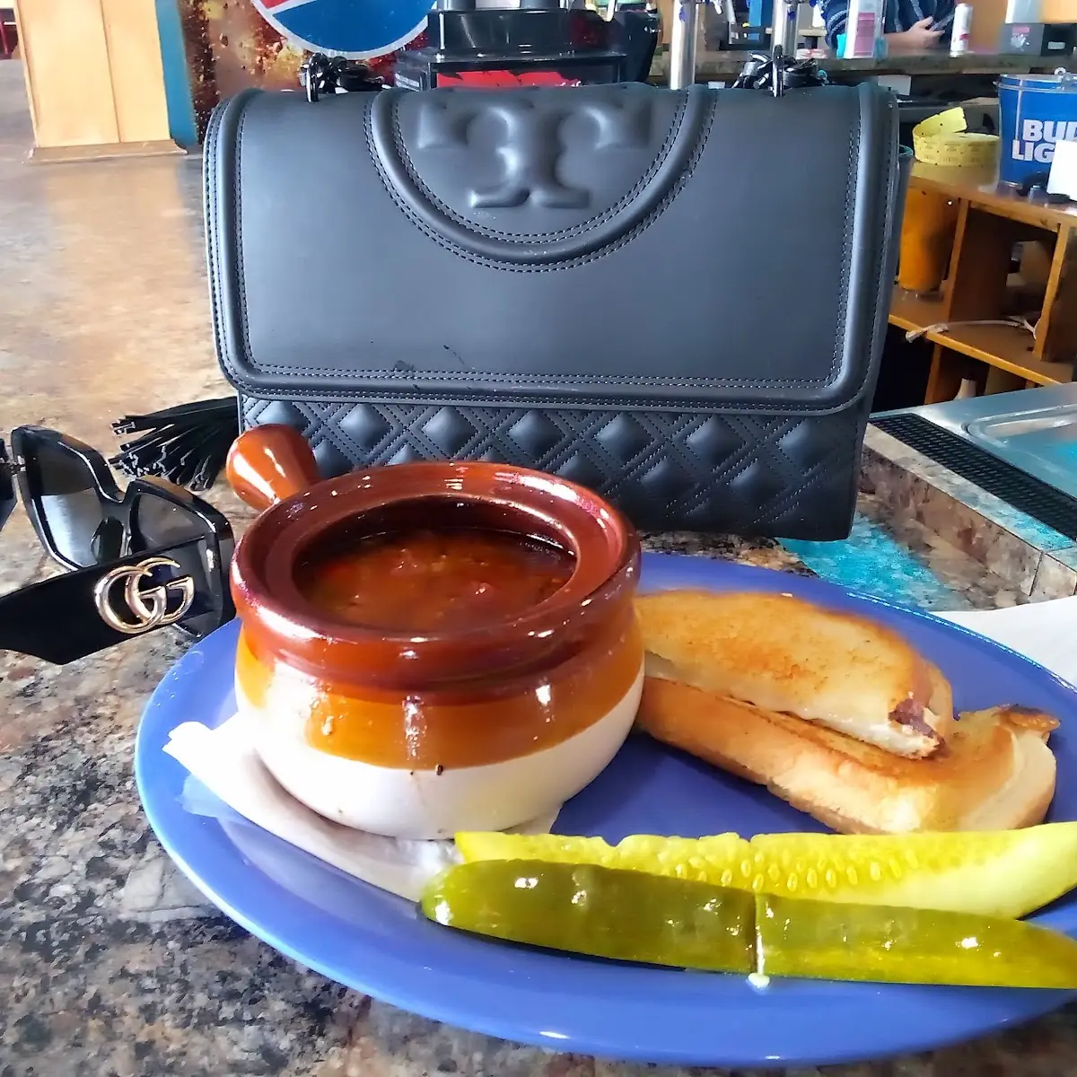 Grilled Cheese and Tortilla Soup