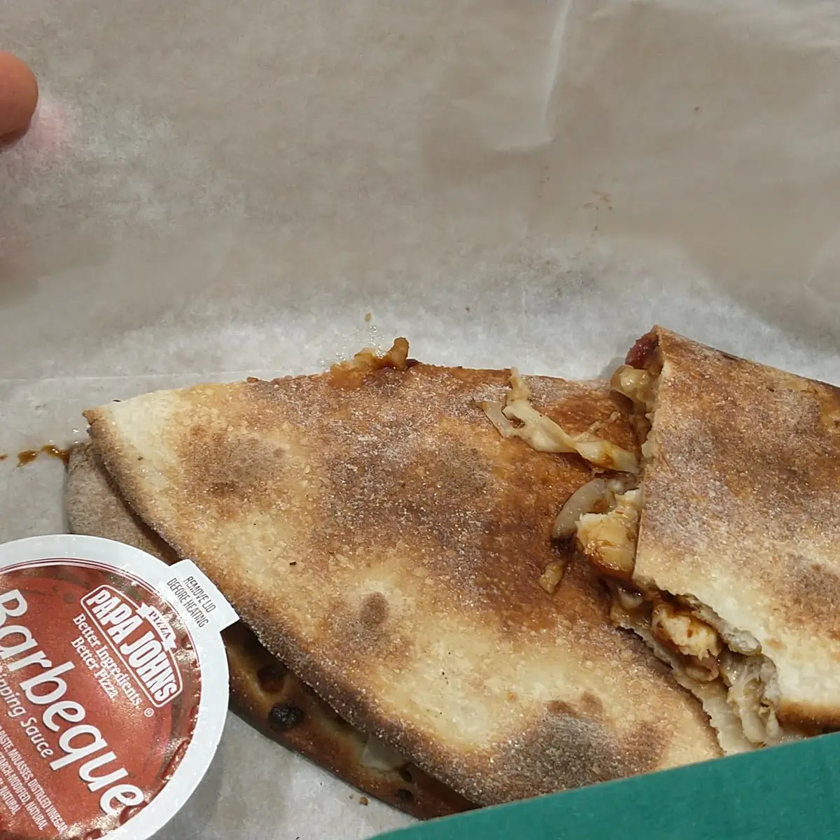 BBQ Chicken Papadilla