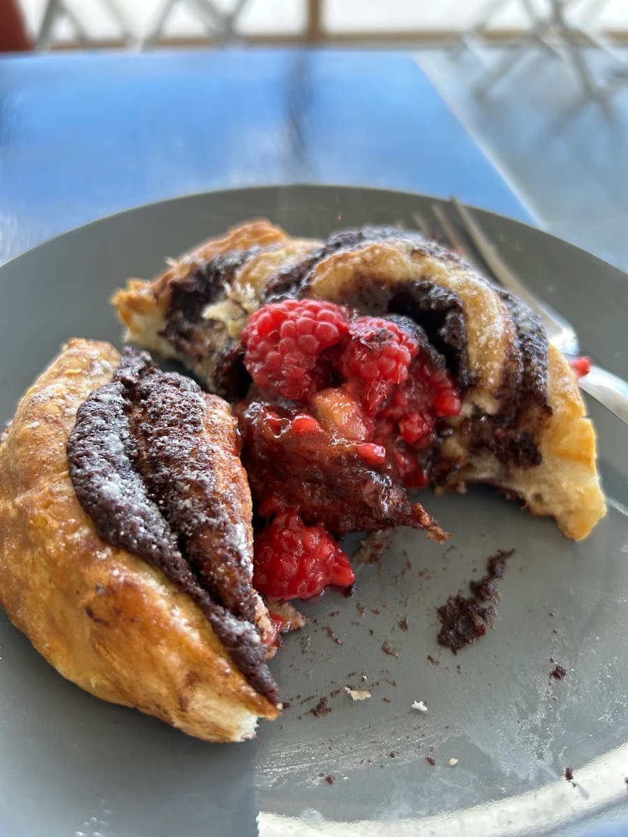 Raspberry Cinnamon Roll