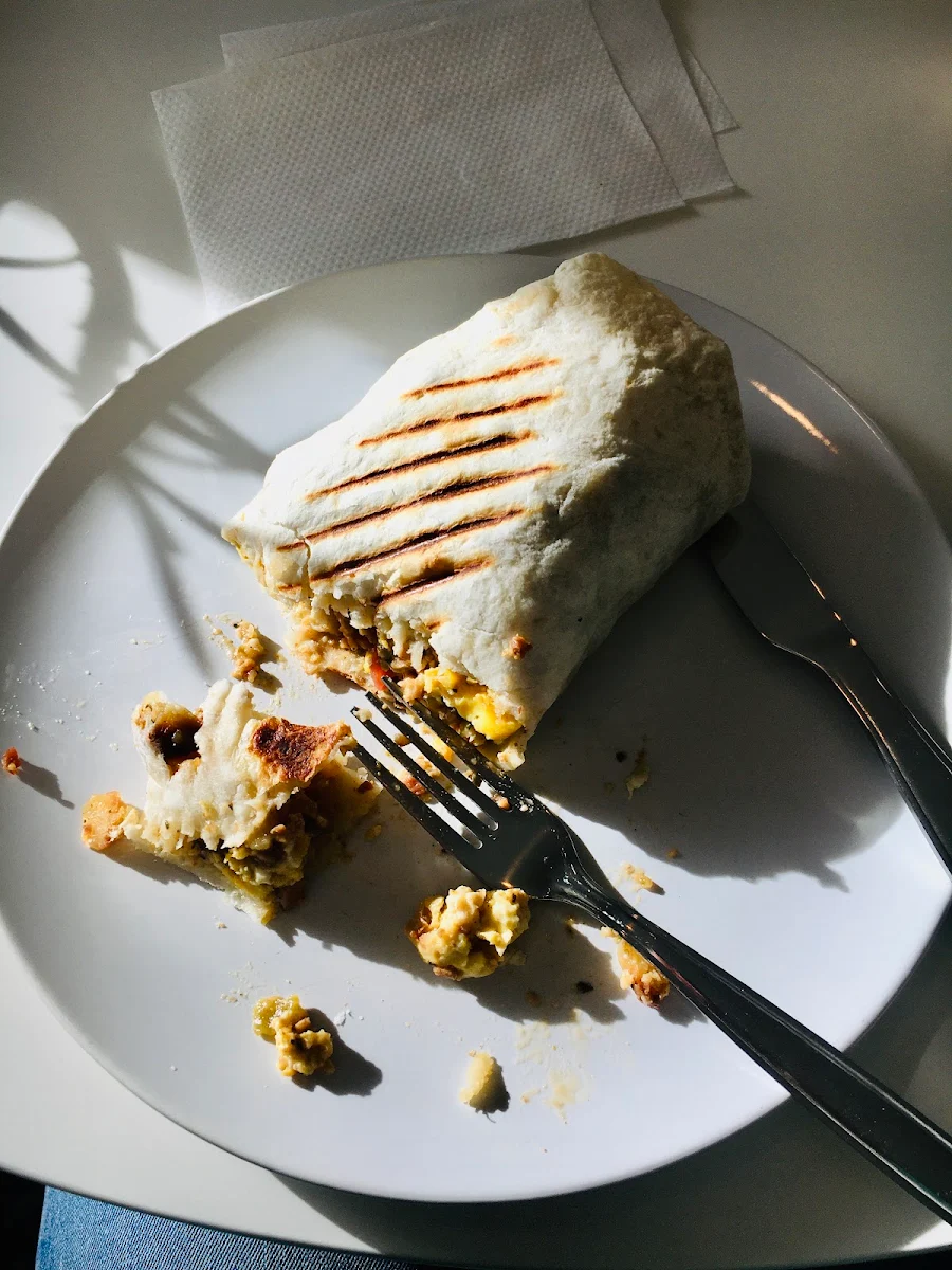 Scratch Made Breakfast Burrito