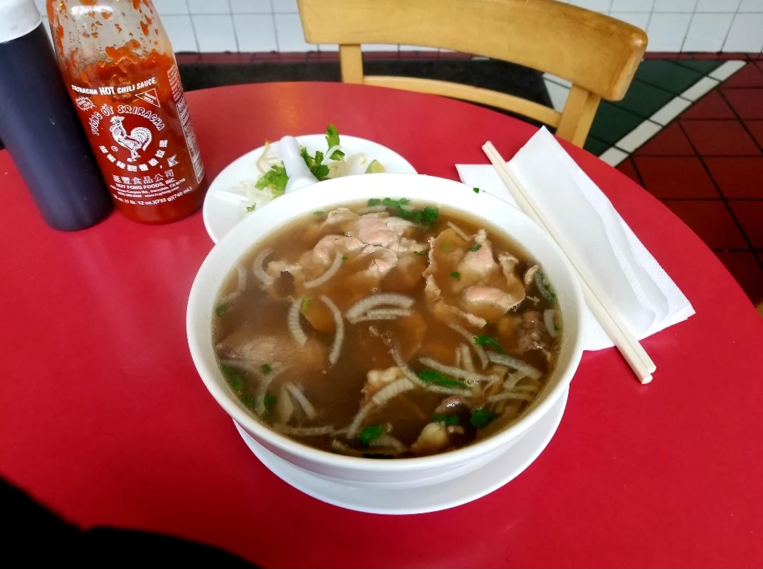 Pho Combo with Rare Beef Flank