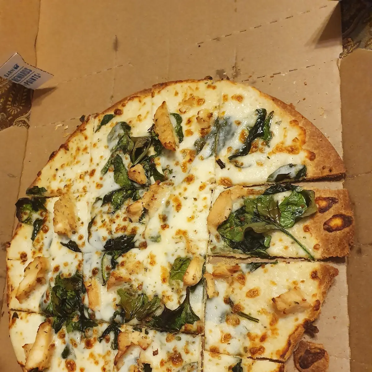 Spinach Pizza