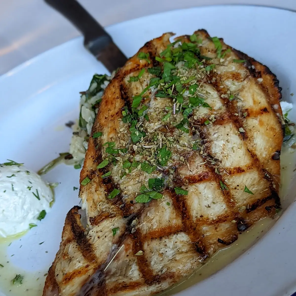 Sea Bass Charbroiled