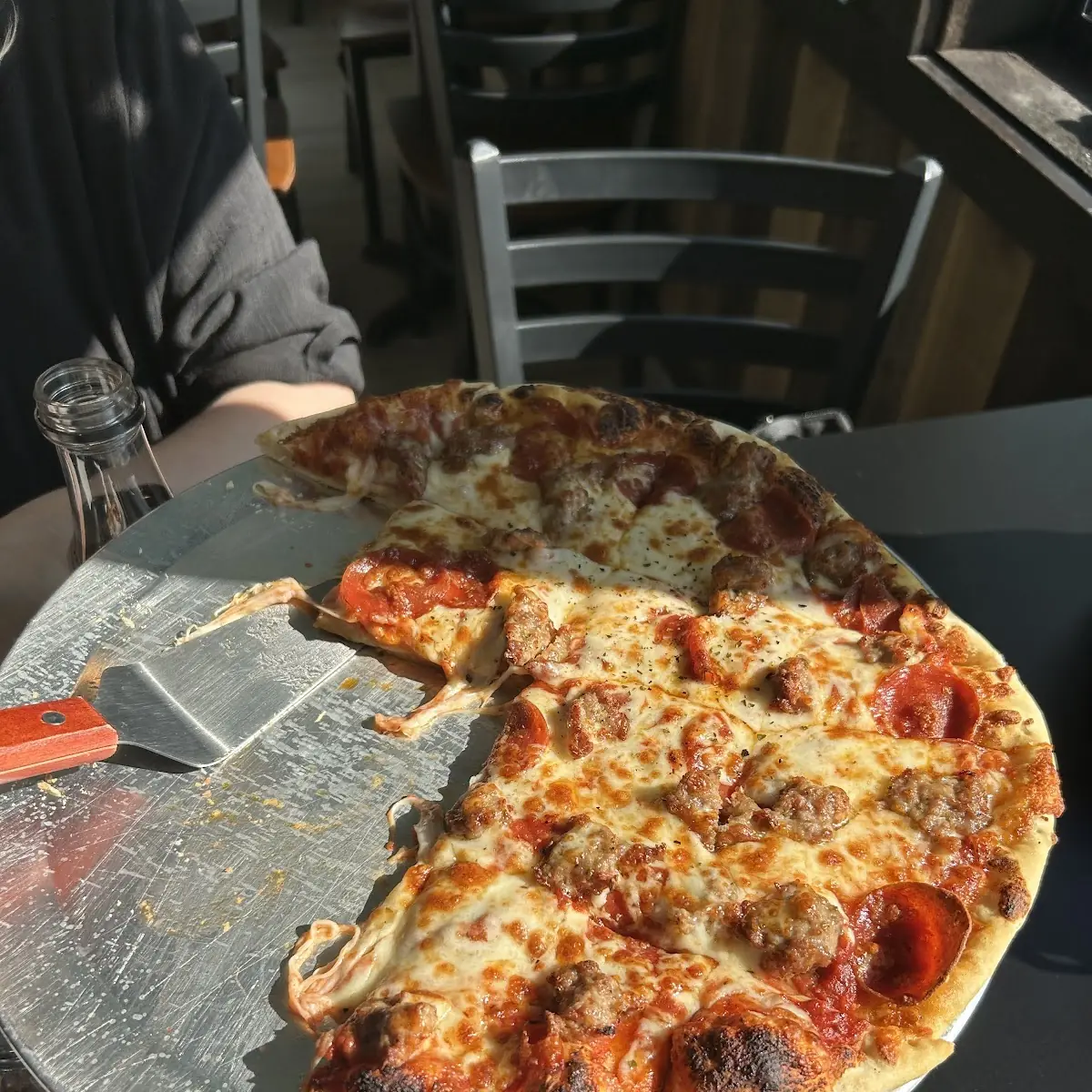 Sausage Pepperoni Pizza
