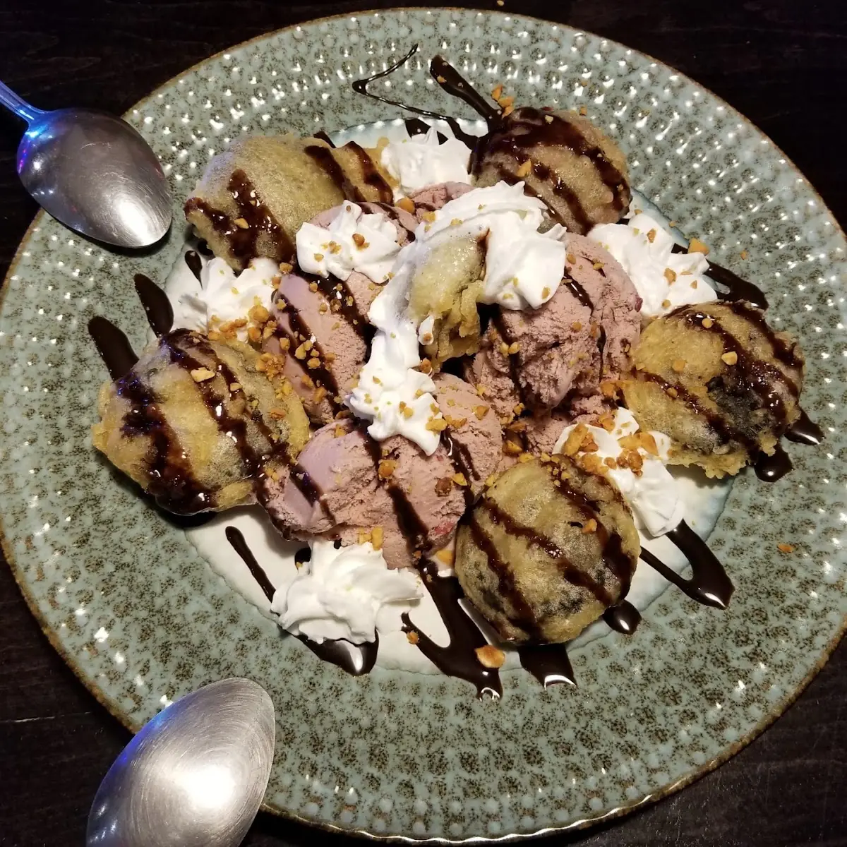 Fried Oreos Japanese Vanilla Bean Ice Cream