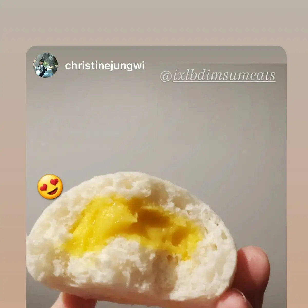 Steamed Egg Custard Bao