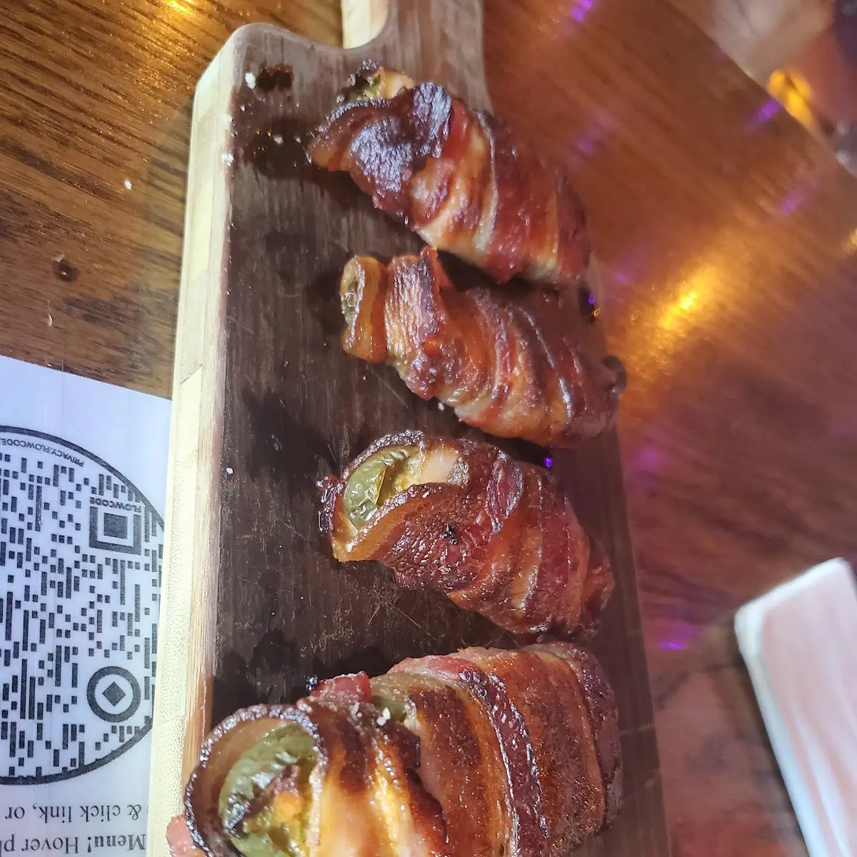 Bacon Wrapped Jalapeno Poppers