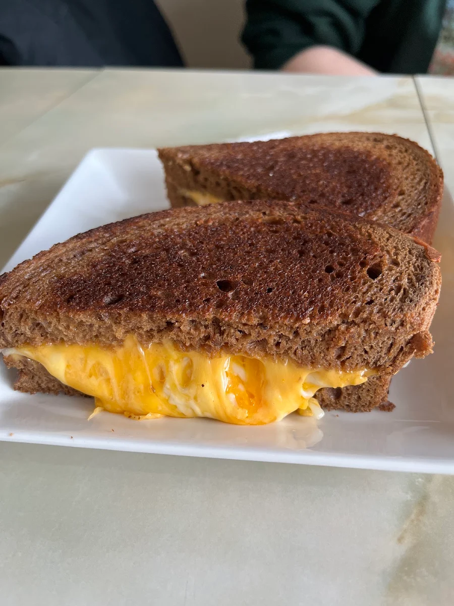 Grilled Cheese on Rye Bread