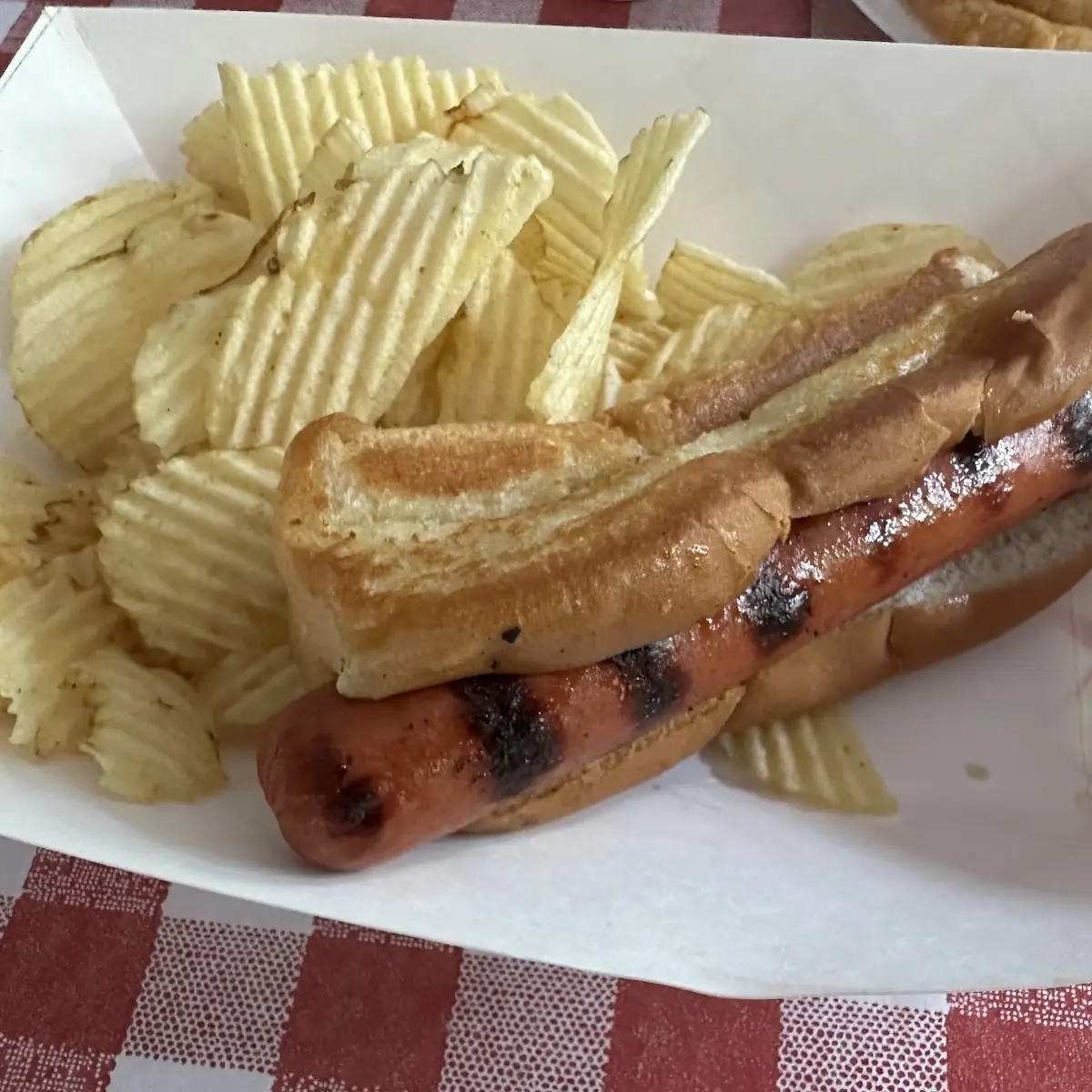 All Beef Hot Dog & Chips