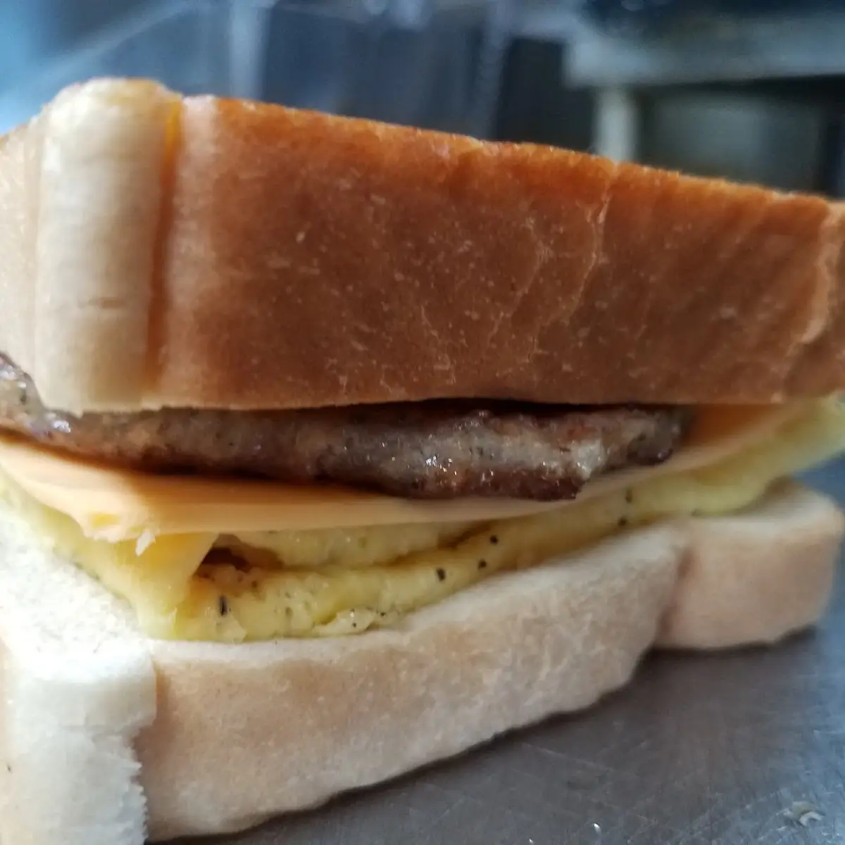Sausage Egg and Cheese Toaster