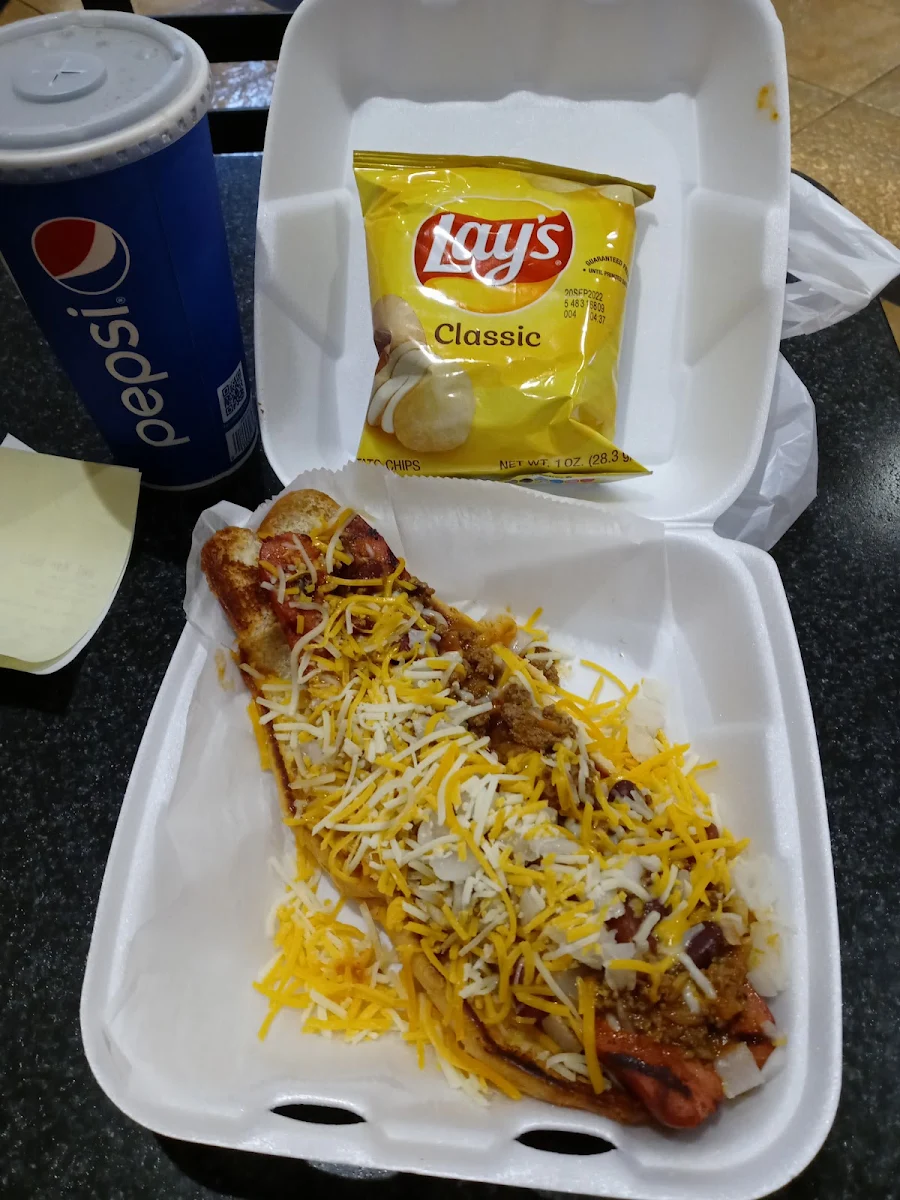 Chili Cheese Footlong Hot Dog