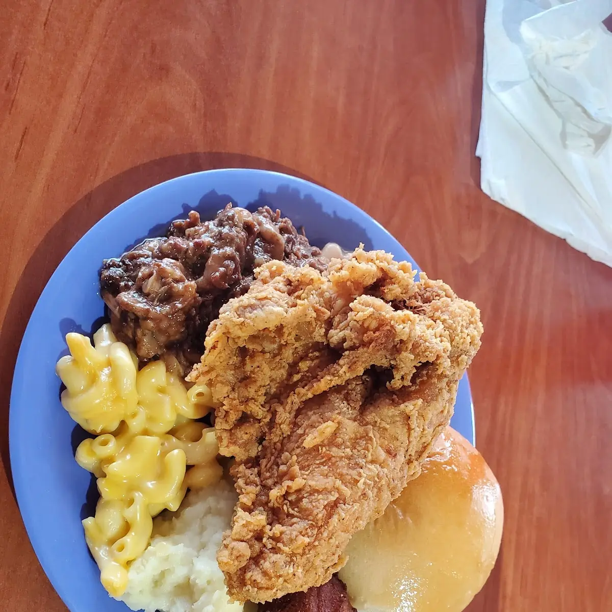 Fried Chicken Macaroni and Cheese Hush Puppies