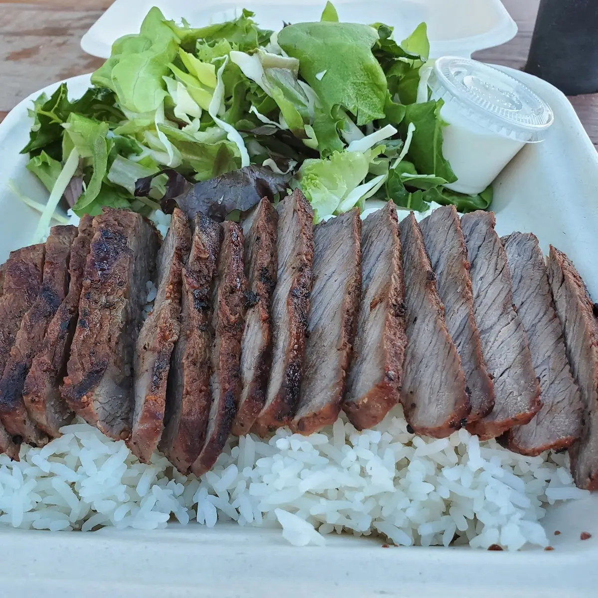 N Y Steak Plate