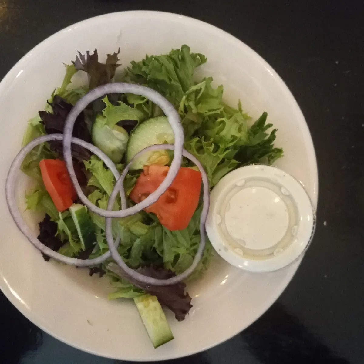 Side Garden Salad with Blue Cheese Dressing