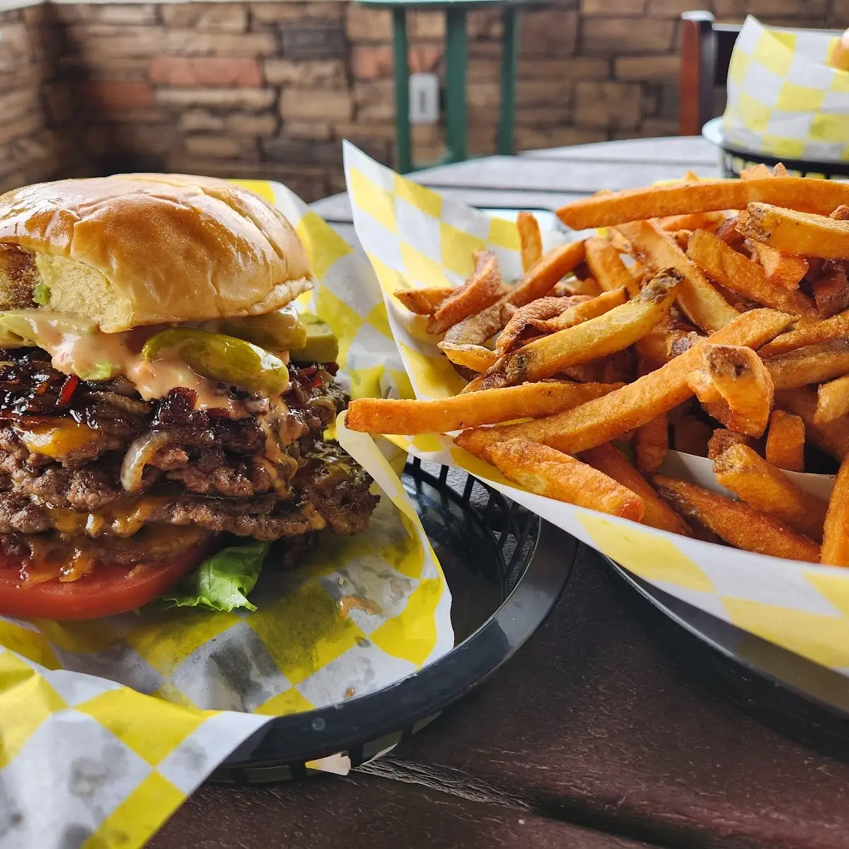 Pride Burger with Hand Cut Fries