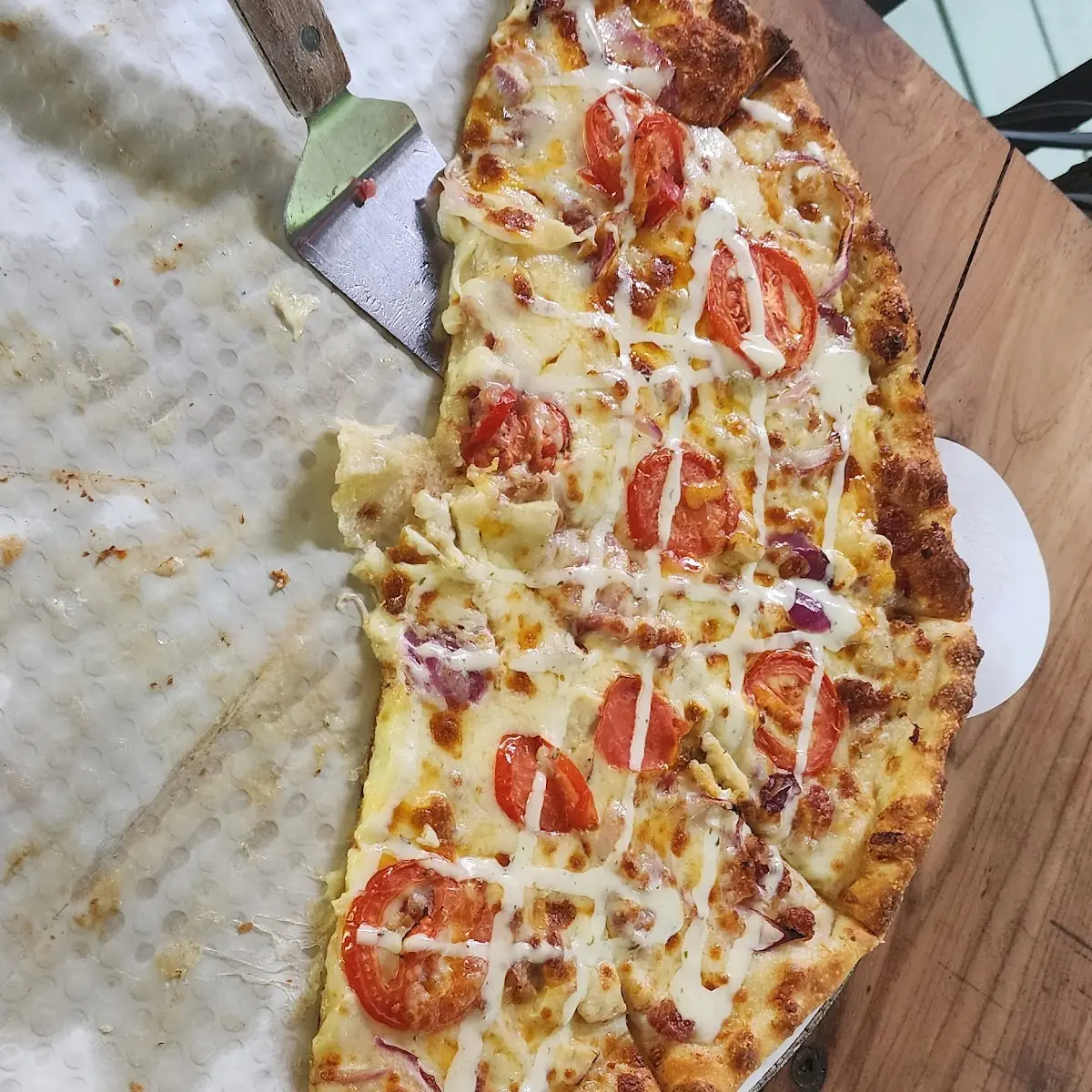 Chicken Bacon Ranch Pizza