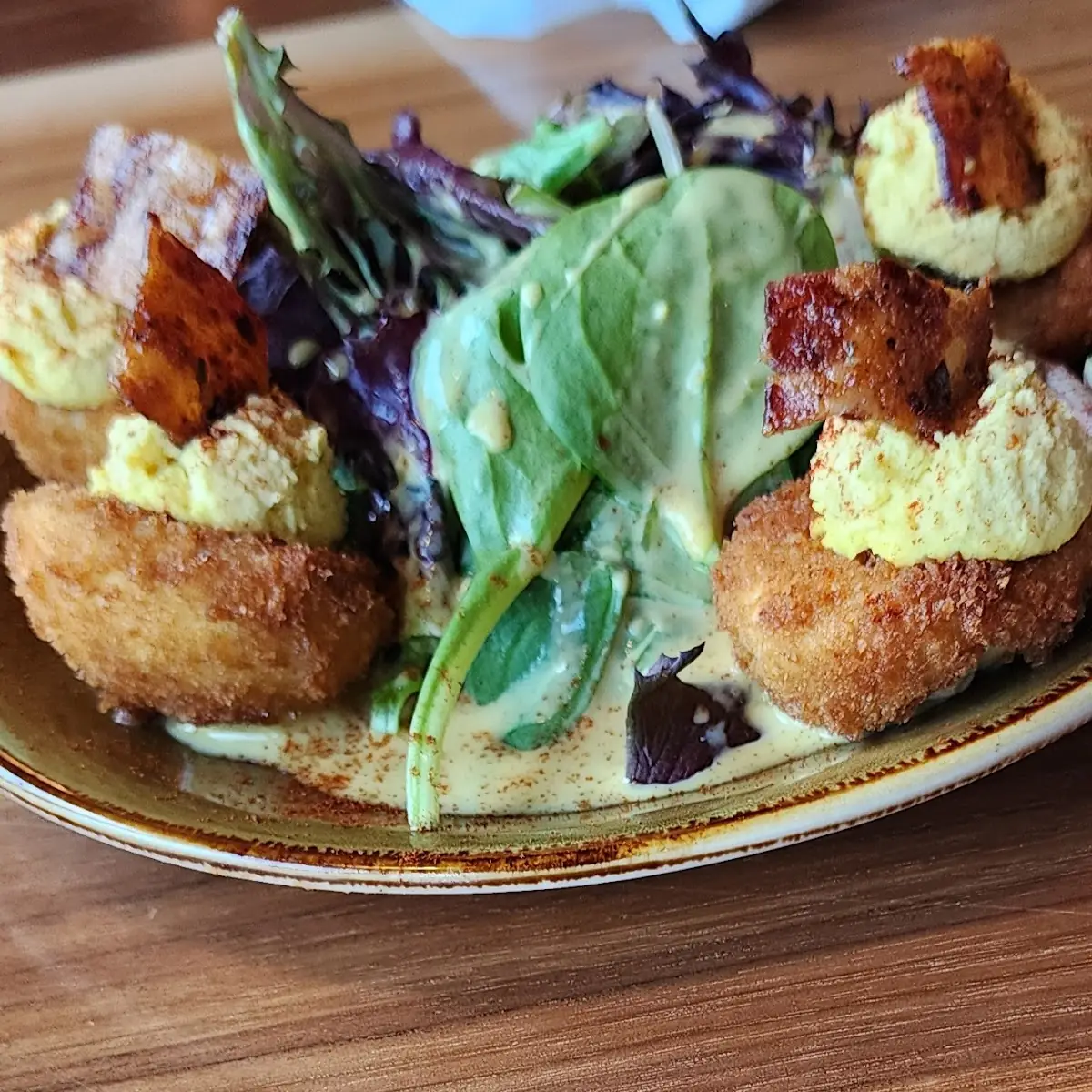 Fried Deviled Eggs