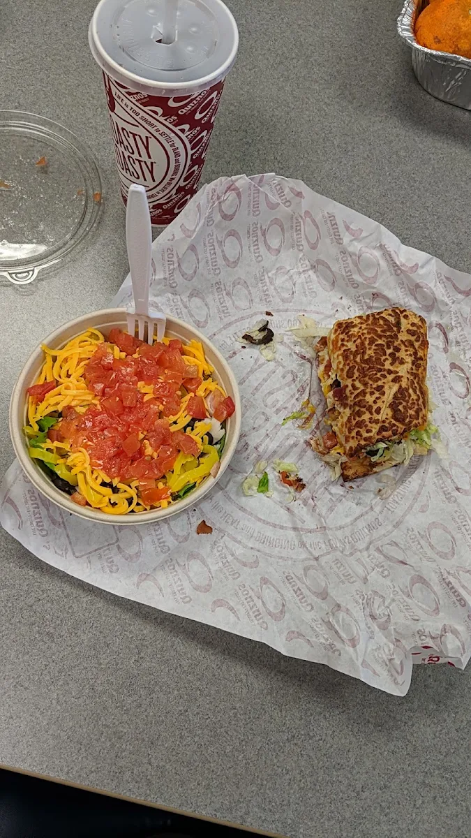 Side Salad and Mesquite Chicken