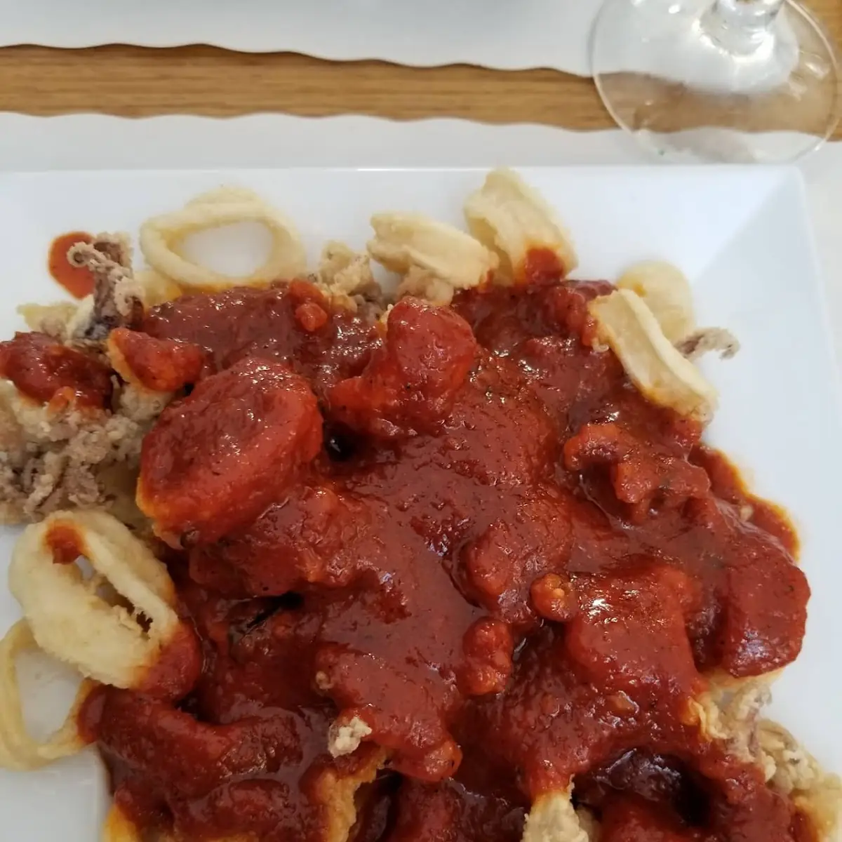 Kalamata with Hot Sauce