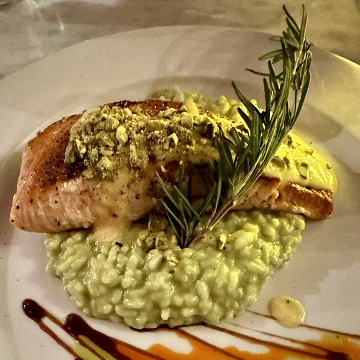 Pistachio Crusted Salmon