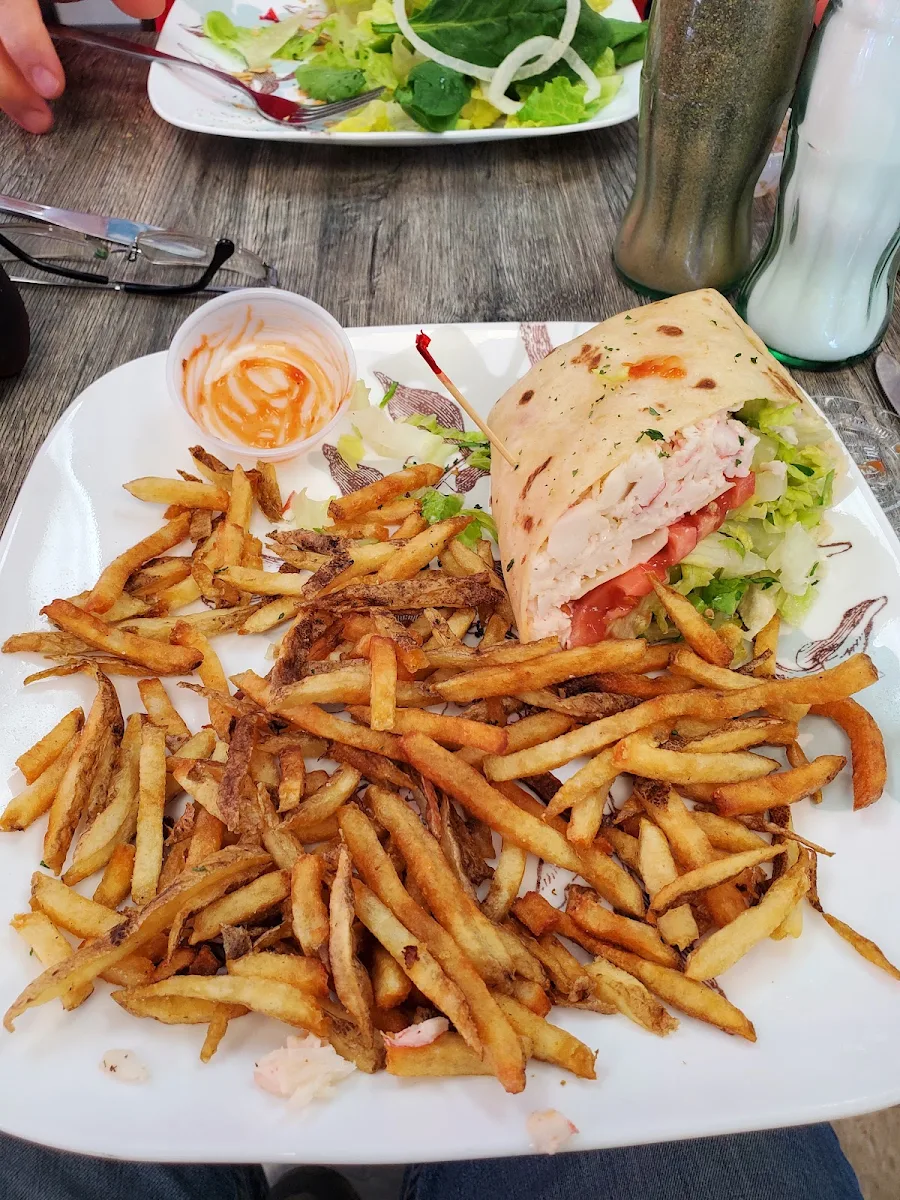 Seafood Salad Wrap