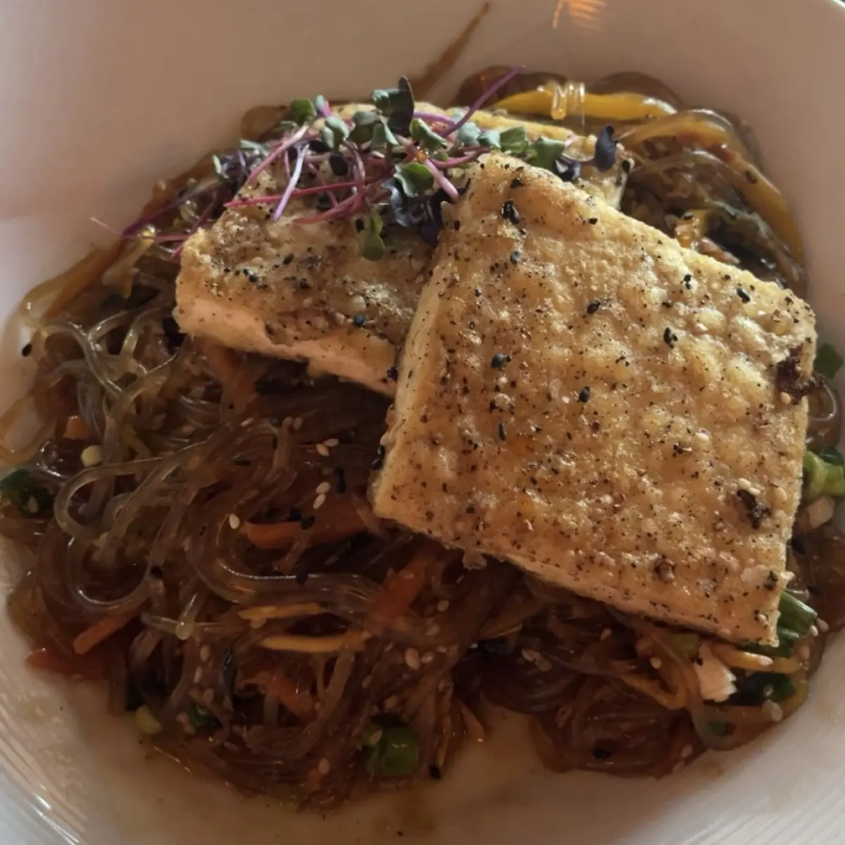 Japchae with Tofu