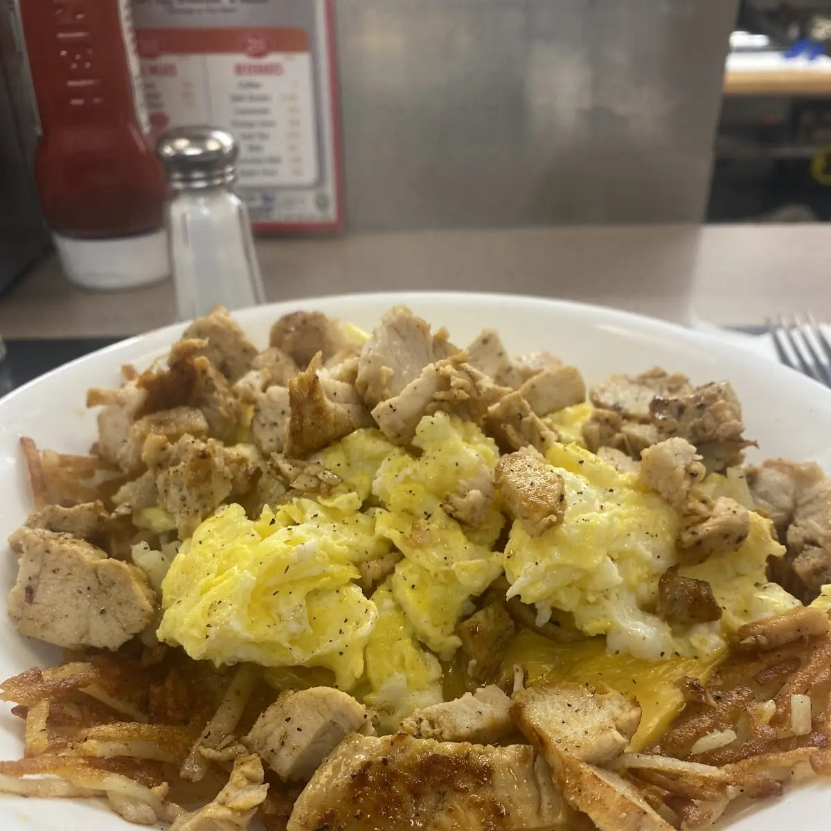 Chicken Hash Browns Bowl