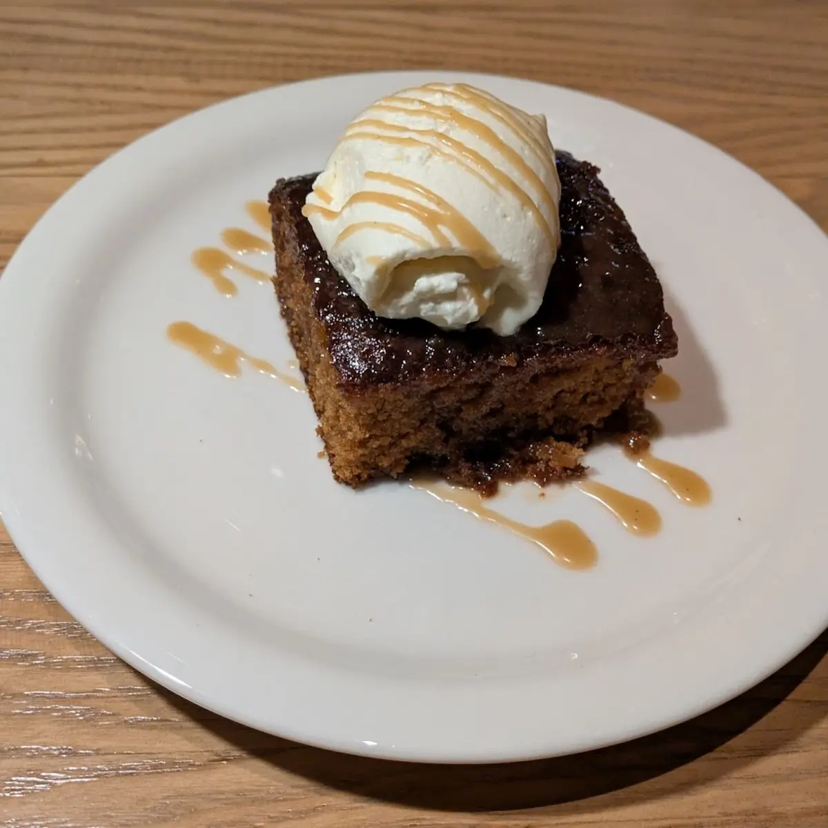 Warm Sticky Toffee Pudding
