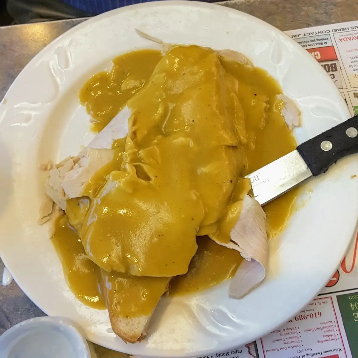 Open Faced Turkey