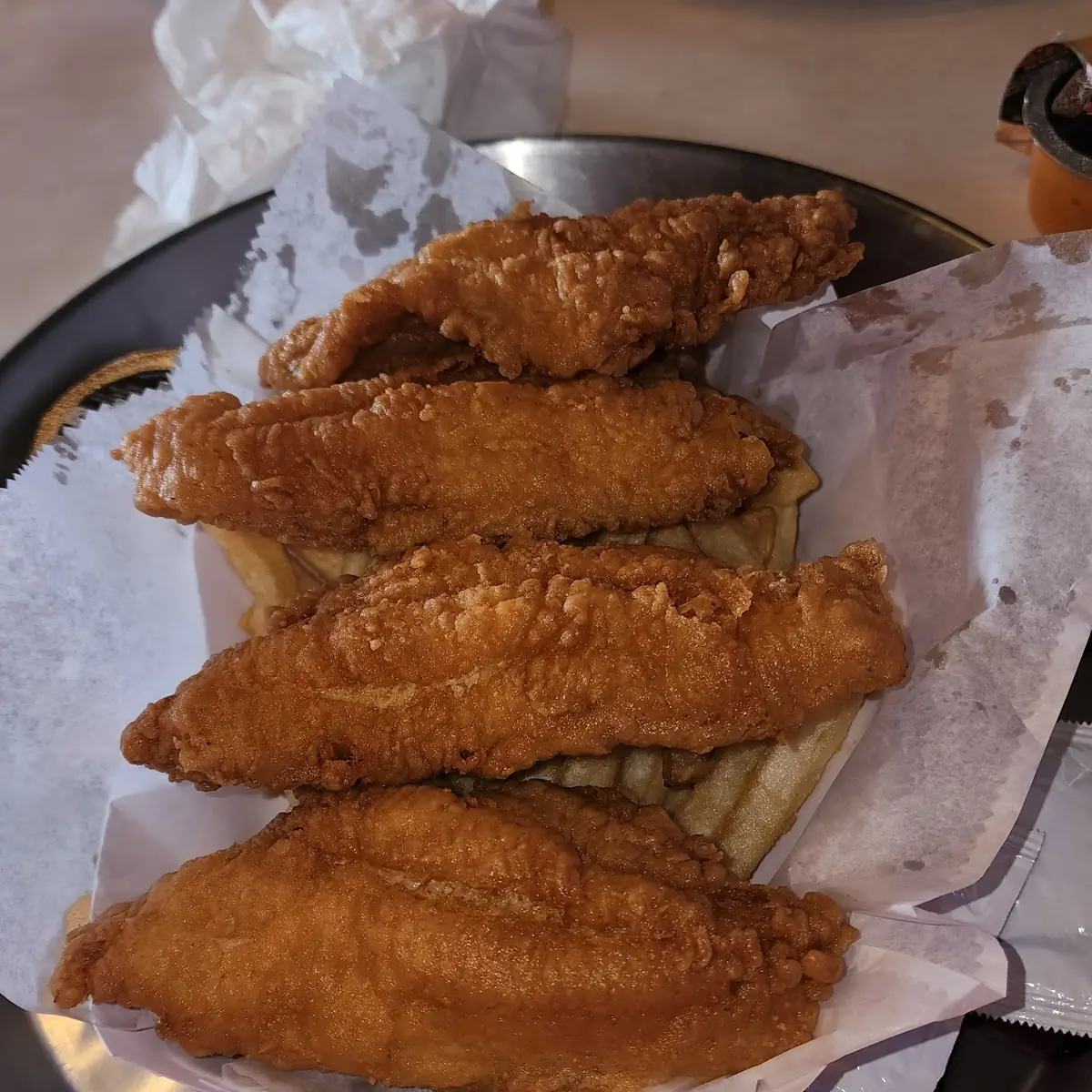 Four Piece Catfish Dinner