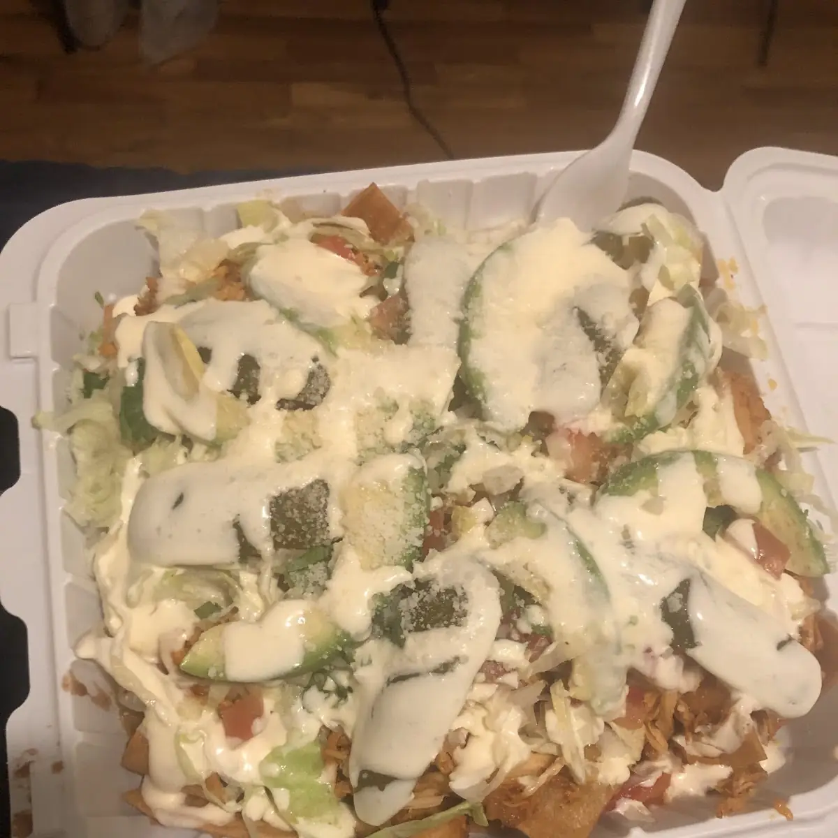 Spicy Chicken Nachos