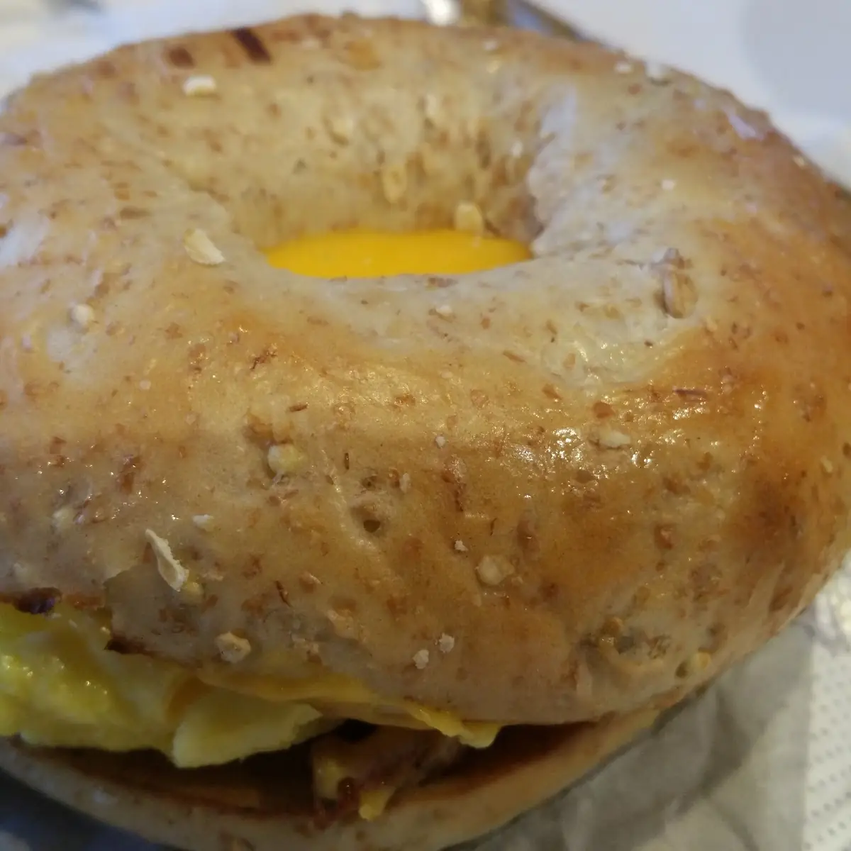 Chicken Egg & Cheese Bagel