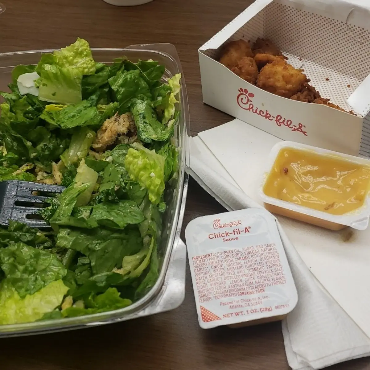 Lemon Kale Salad Chicken Nuggets & Lemonade