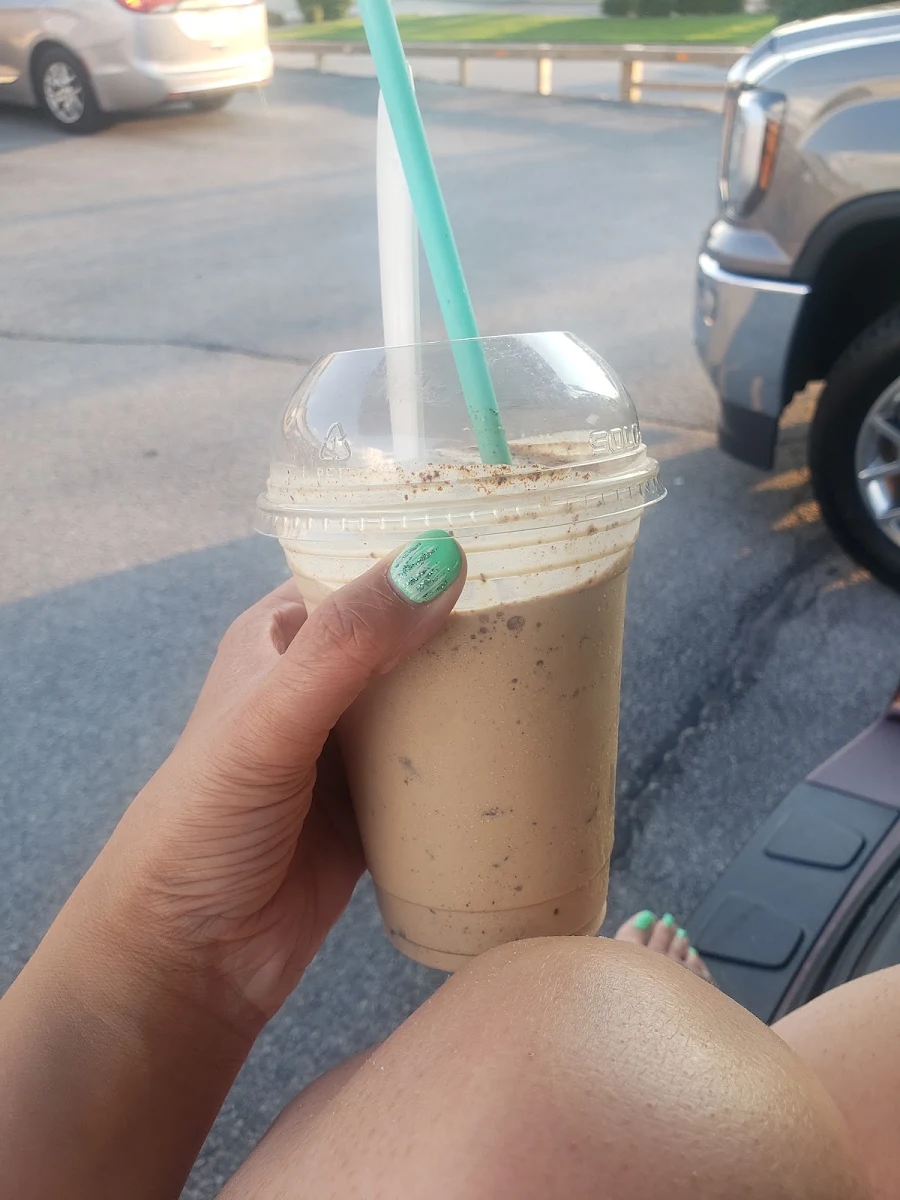 Milkshake with the Coffee Ice Cream