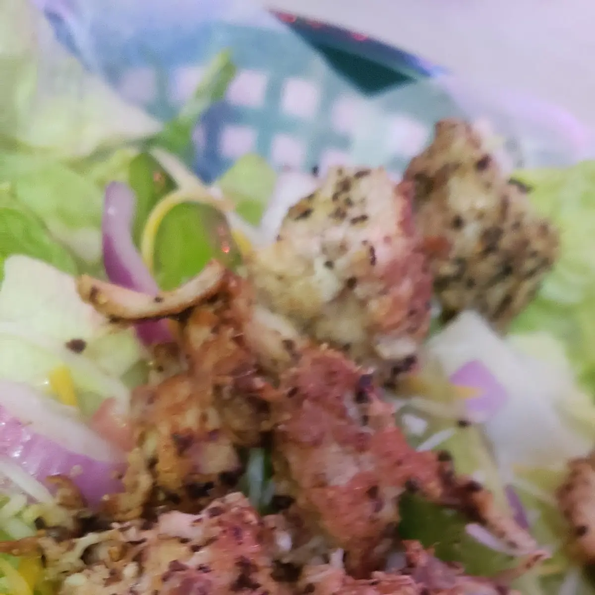 Grilled Chicken on Salad