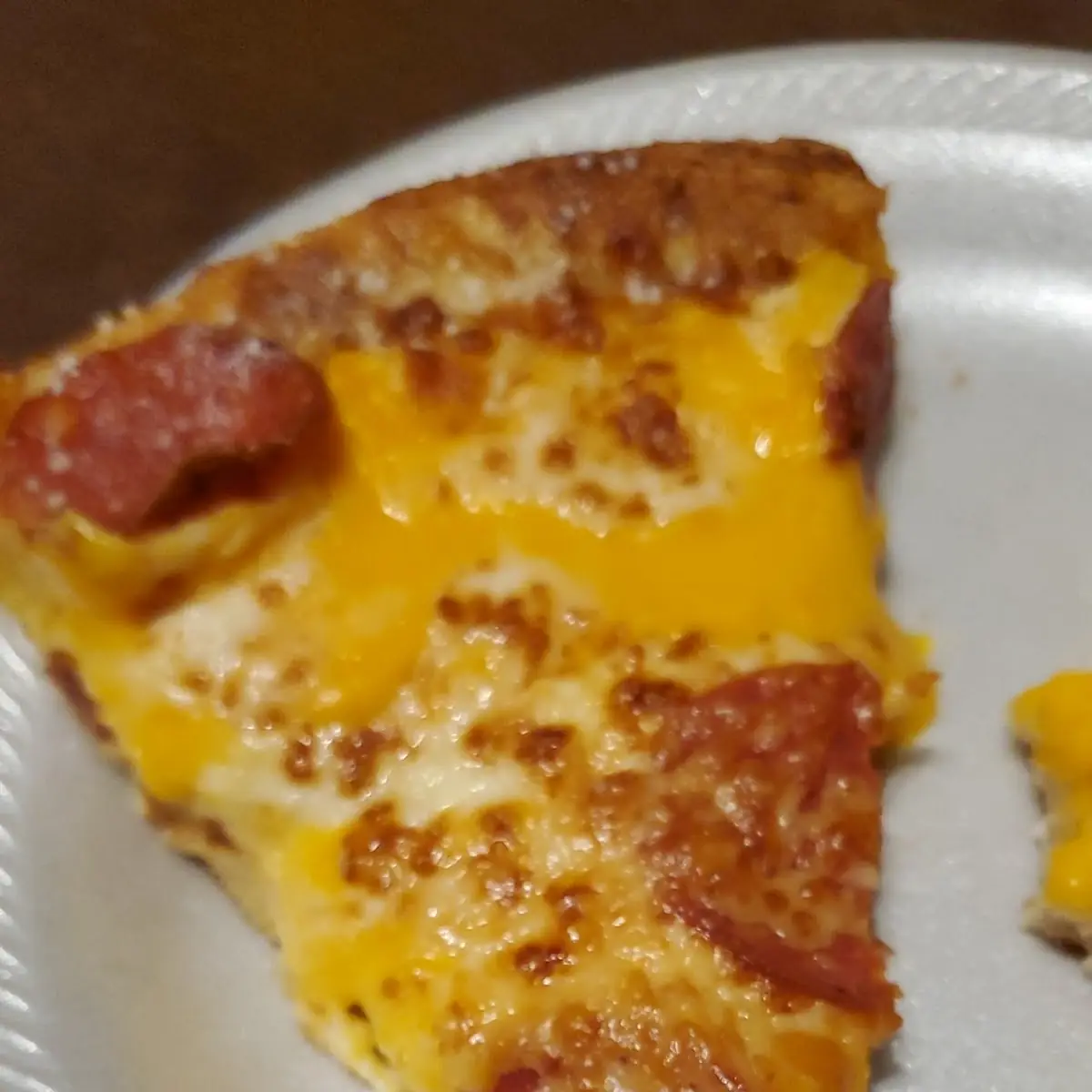 Pepperoni Pretzel Crust Pizza