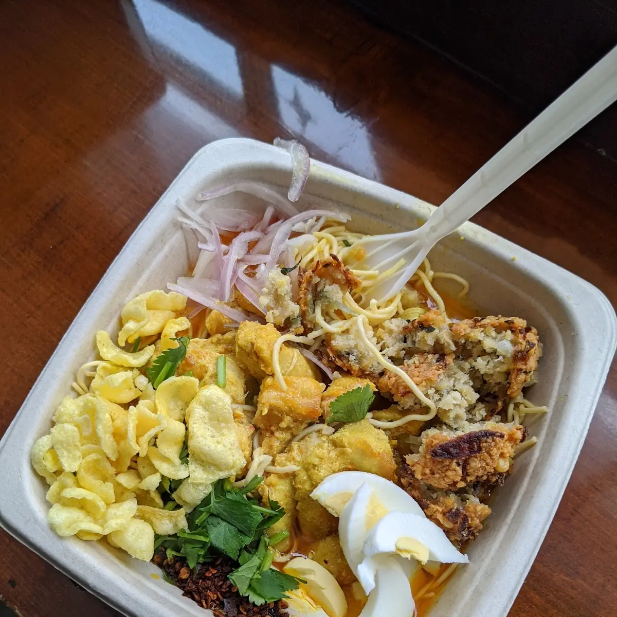 Coconut Chicken Noodle Soup