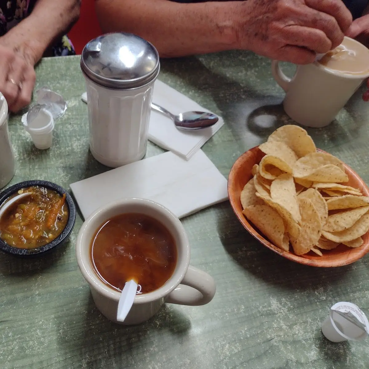 Chips and Salsa Verde
