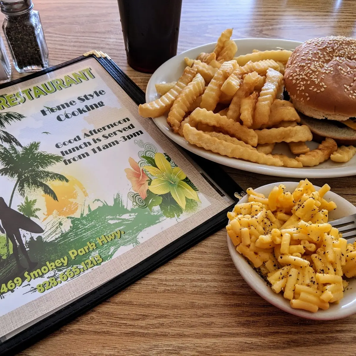 Double Cheeseburger and Fries
