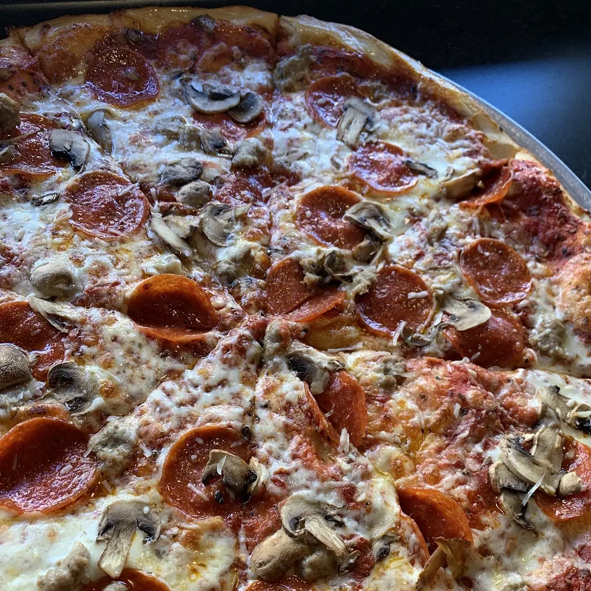 Three Meat Pizza