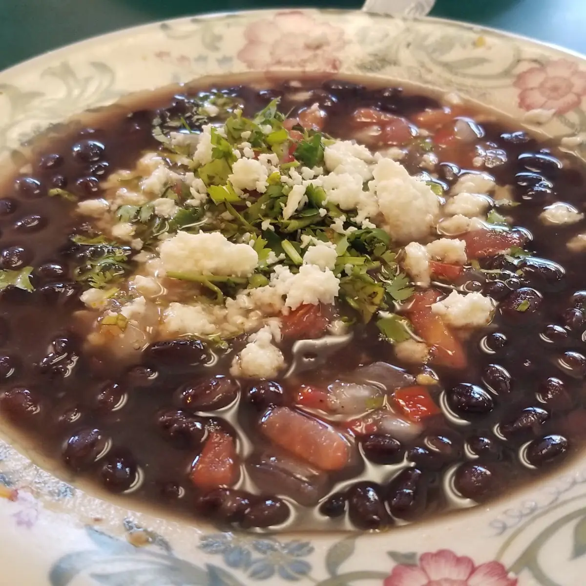 Vegetarian Black Beans Soup