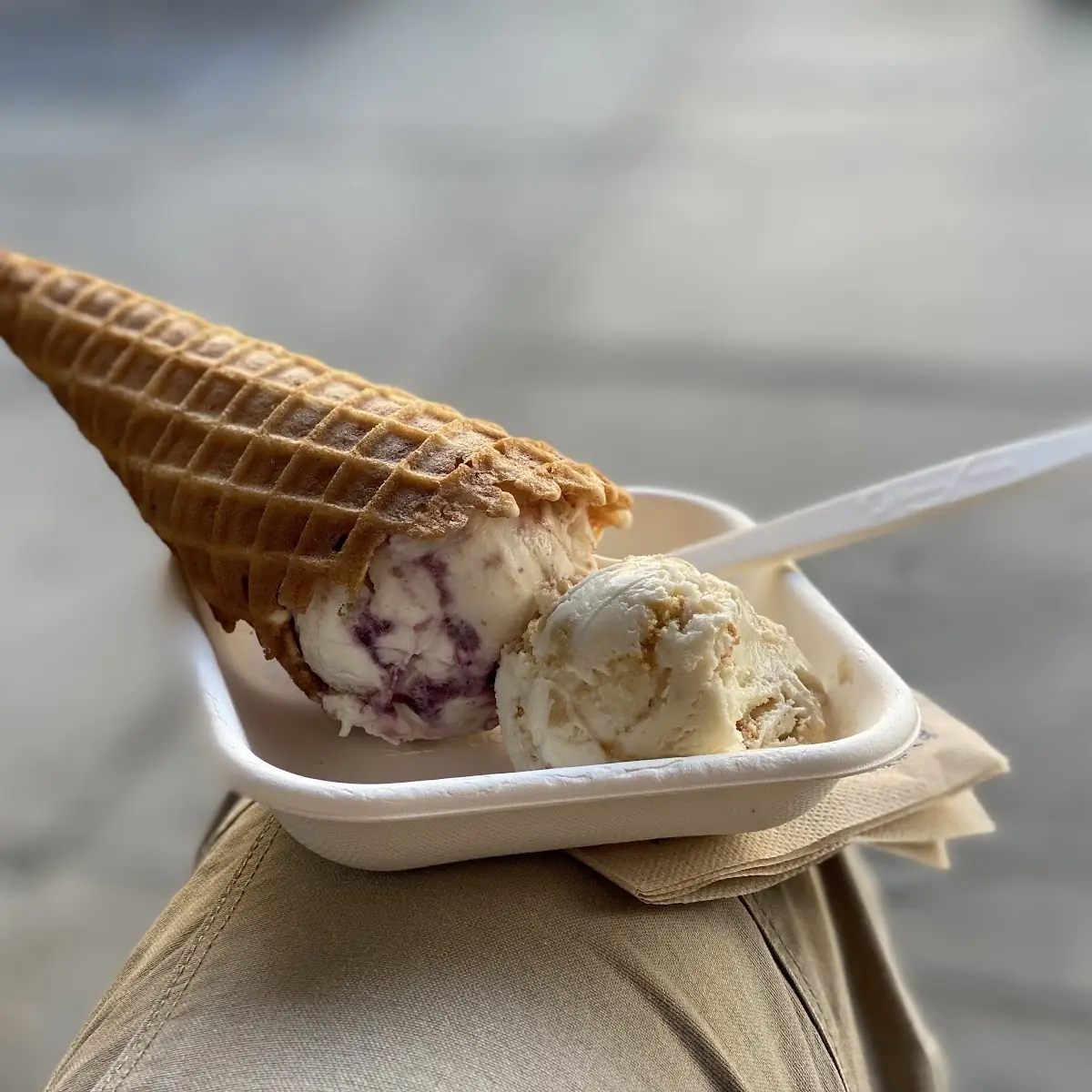 Fresh Waffle Cone Ndali Estate Vanilla Bean