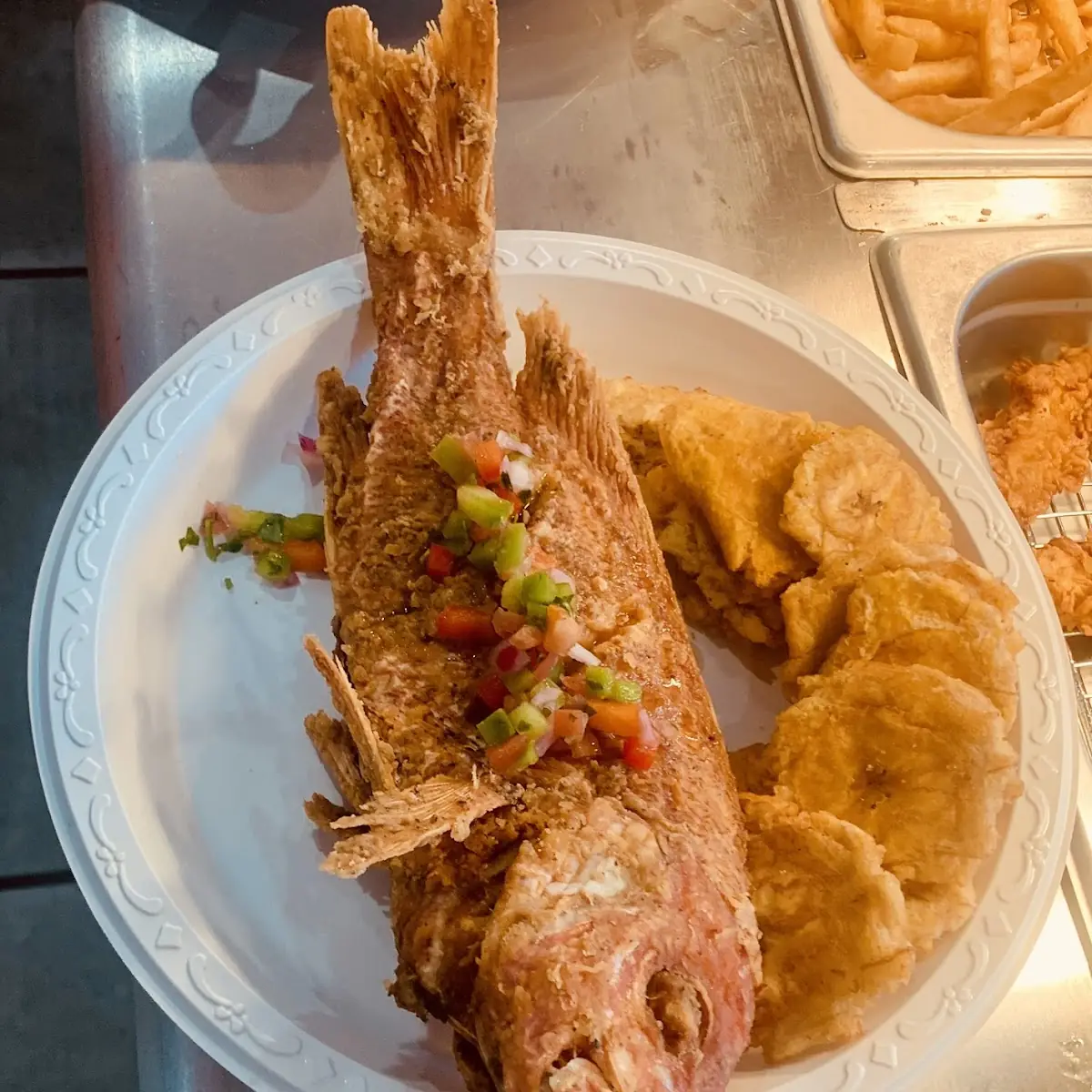 Pescado Frito Fried Red Snapper