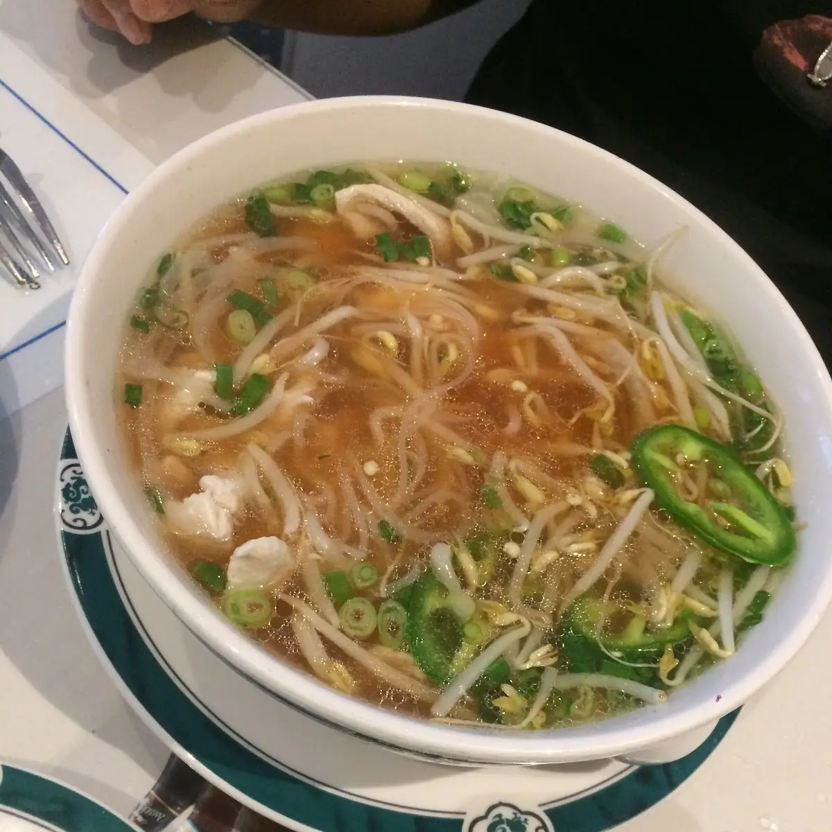 Rare Beef & Well Done Brisket Pho