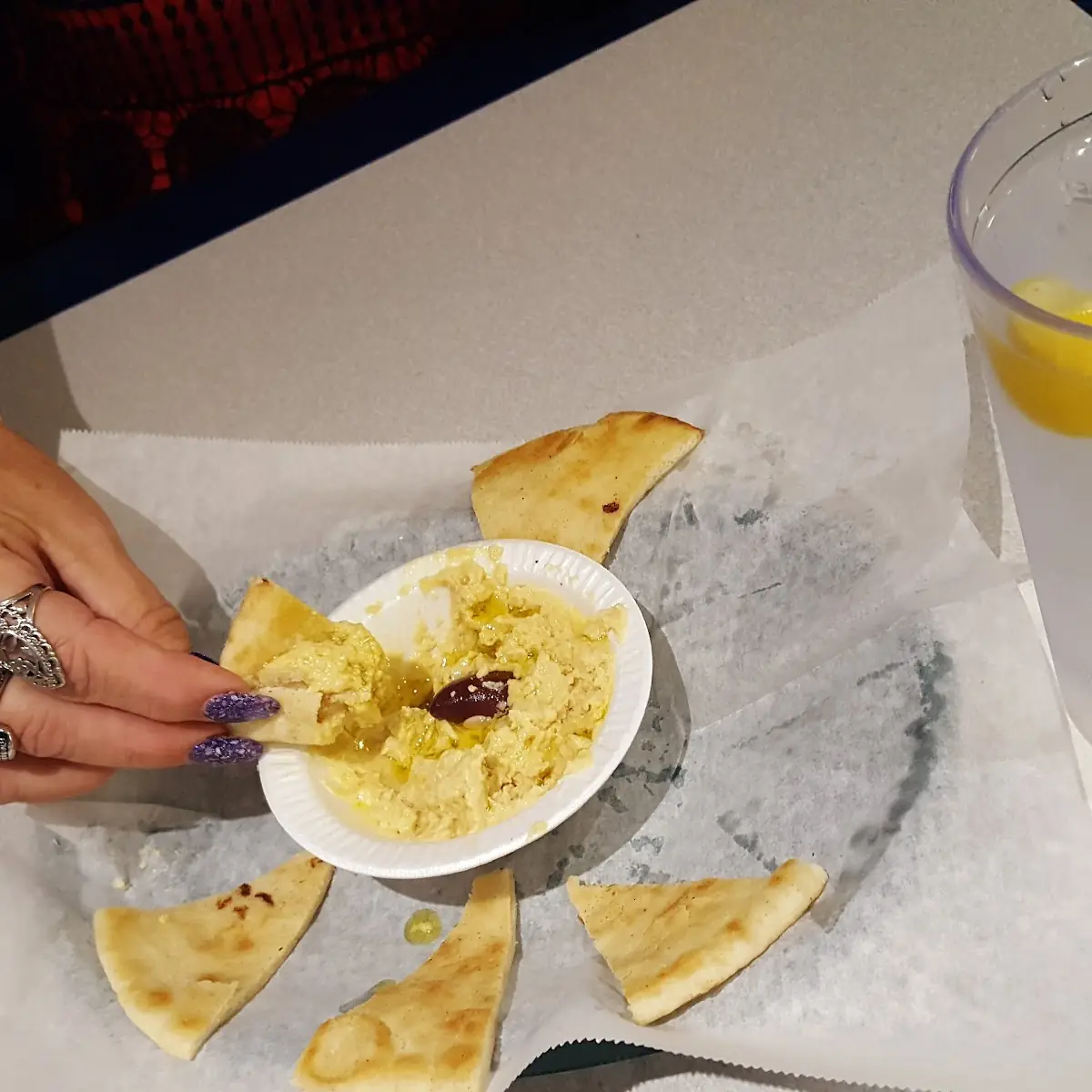 Hummus Pita Wrap
