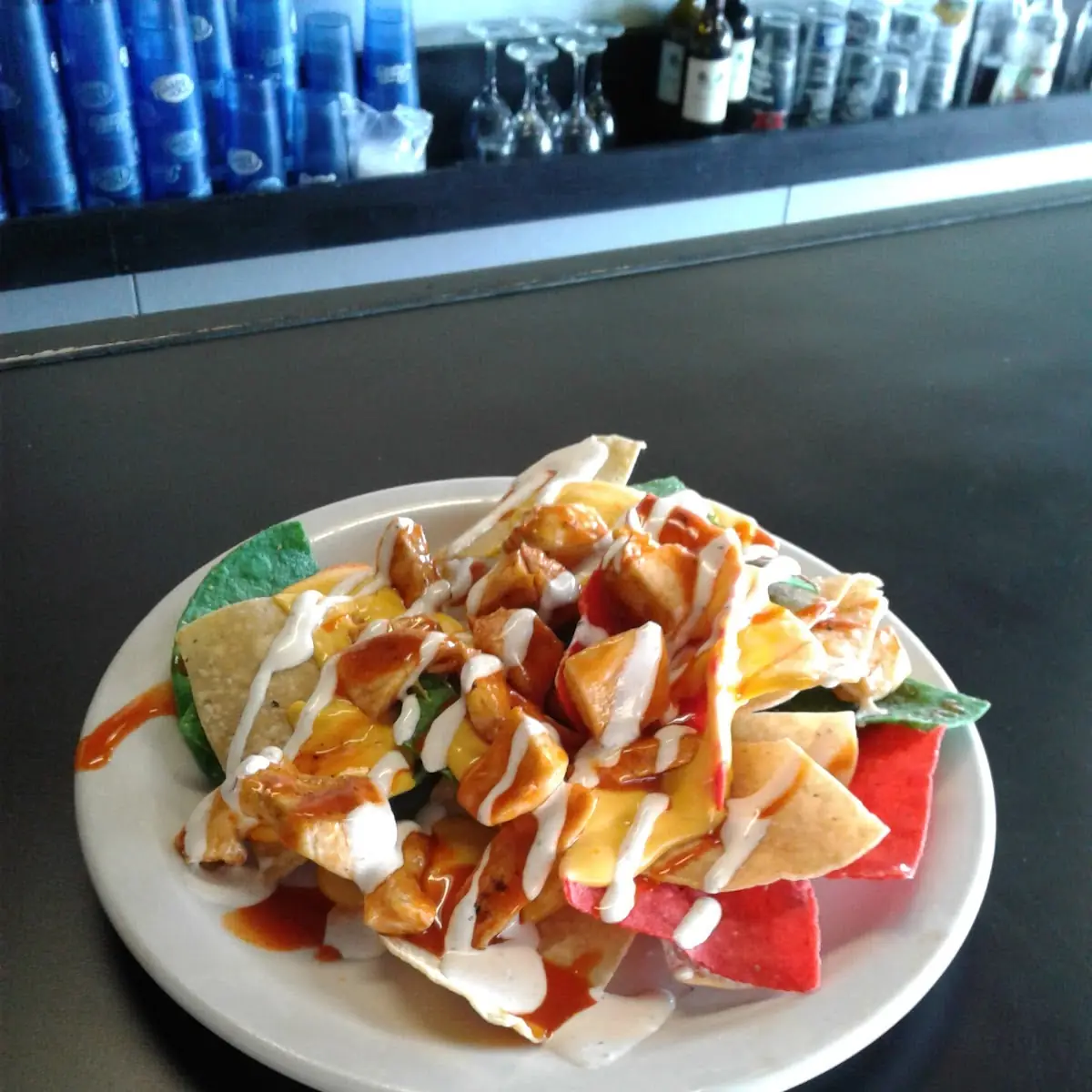 Buffalo Chicken Nachos