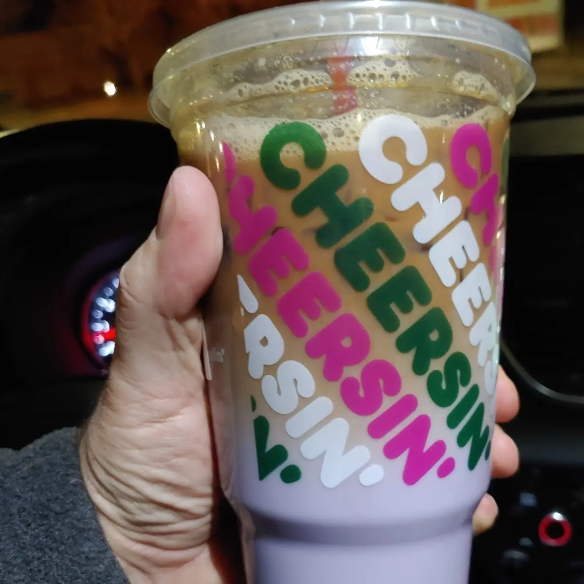 Iced Sugar Plum Macchiato