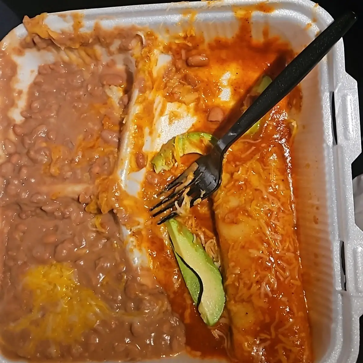Cheese Enchilada Plate